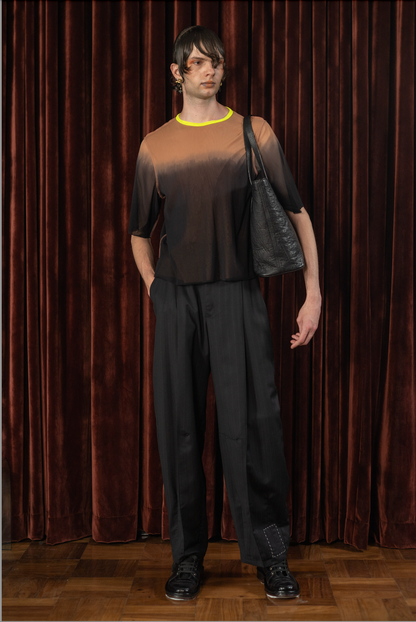 Peach N Liquorice T-shirt in Stretch Mesh