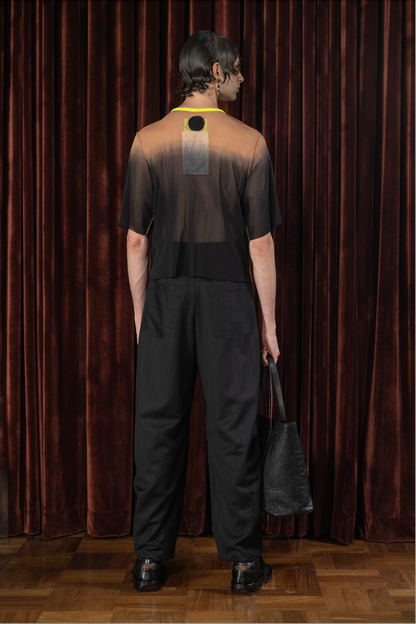 Peach N Liquorice T-shirt in Stretch Mesh