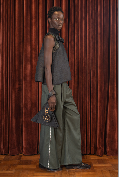 Emerald City Trapeze Pants in Suiting