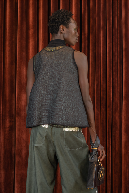 Emerald City Trapeze Pants in Suiting