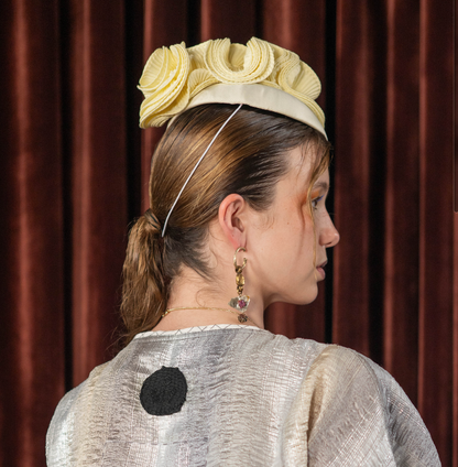 Flat Pink Composite Earrings