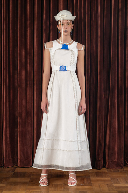 Stalictite A-line Dress in Organic Hemp Linen