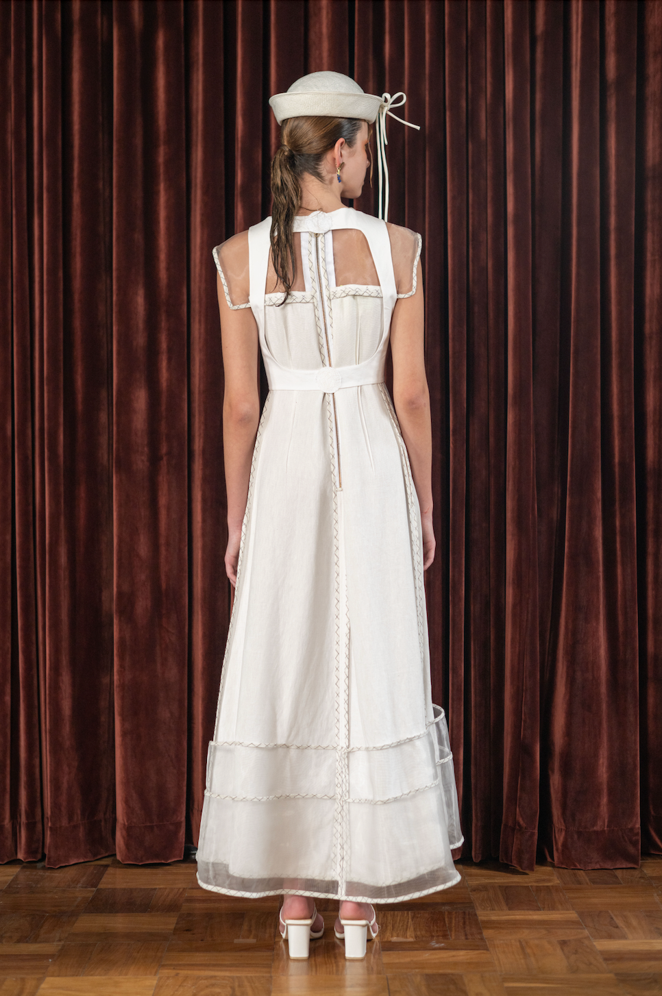 Stalictite A-line Dress in Organic Hemp Linen