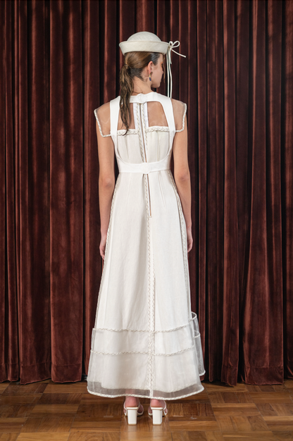 Stalictite A-line Dress in Organic Hemp Linen