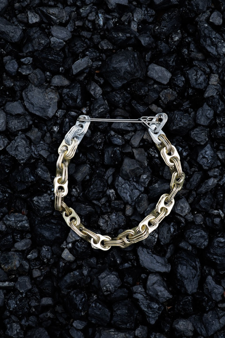 Gold Single Chain Aluminium Can Tab Choker