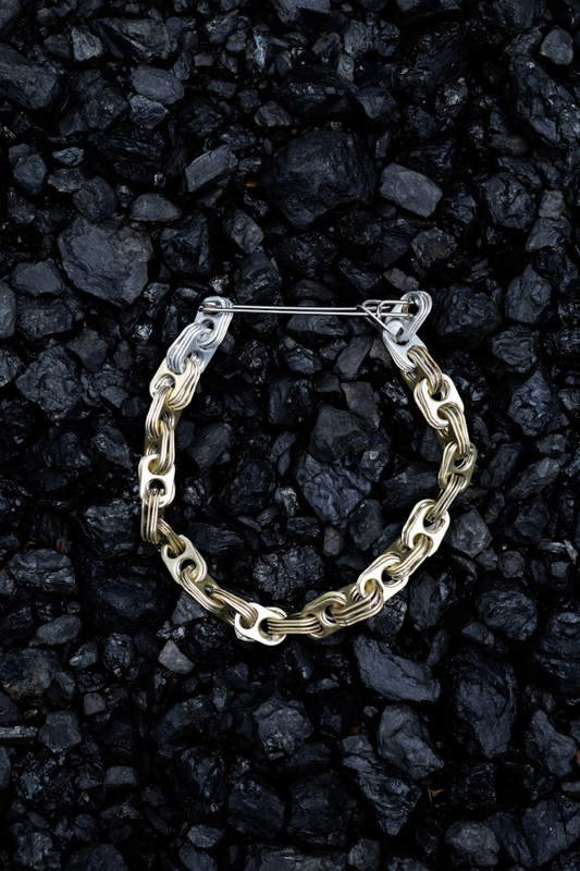 Gold Single Chain Aluminium Can Tab Choker
