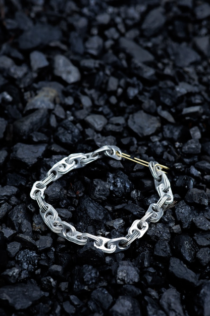 Silver Single Chain Aluminium Can Tabs Choker