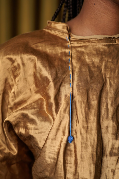 Enzo Orient Sculpted Top