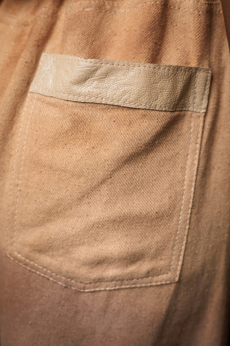 Botanical Dyed Raw Silk Sculpted Signature Shorts