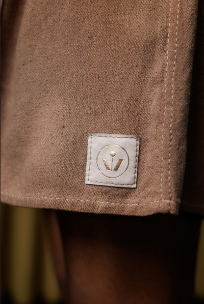 Botanical Dyed Raw Silk Sculpted Signature Shorts