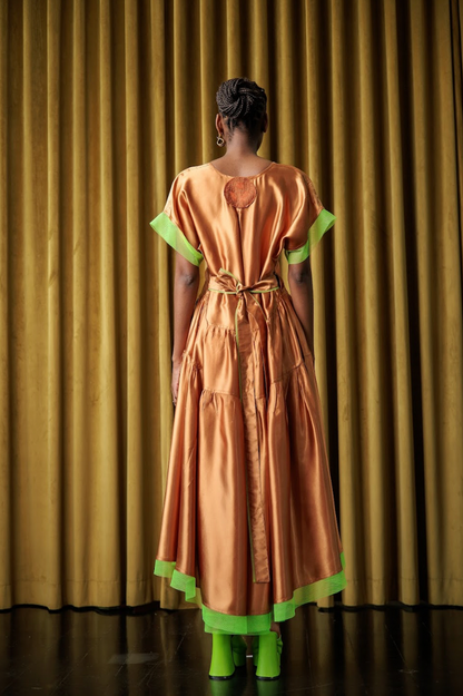 Viceroy Maxi Dress in Acetate Satin
