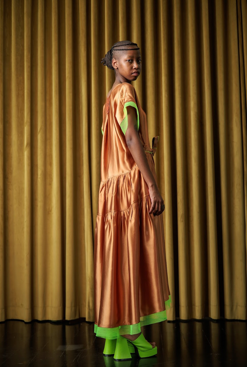 Viceroy Maxi Dress in Acetate Satin