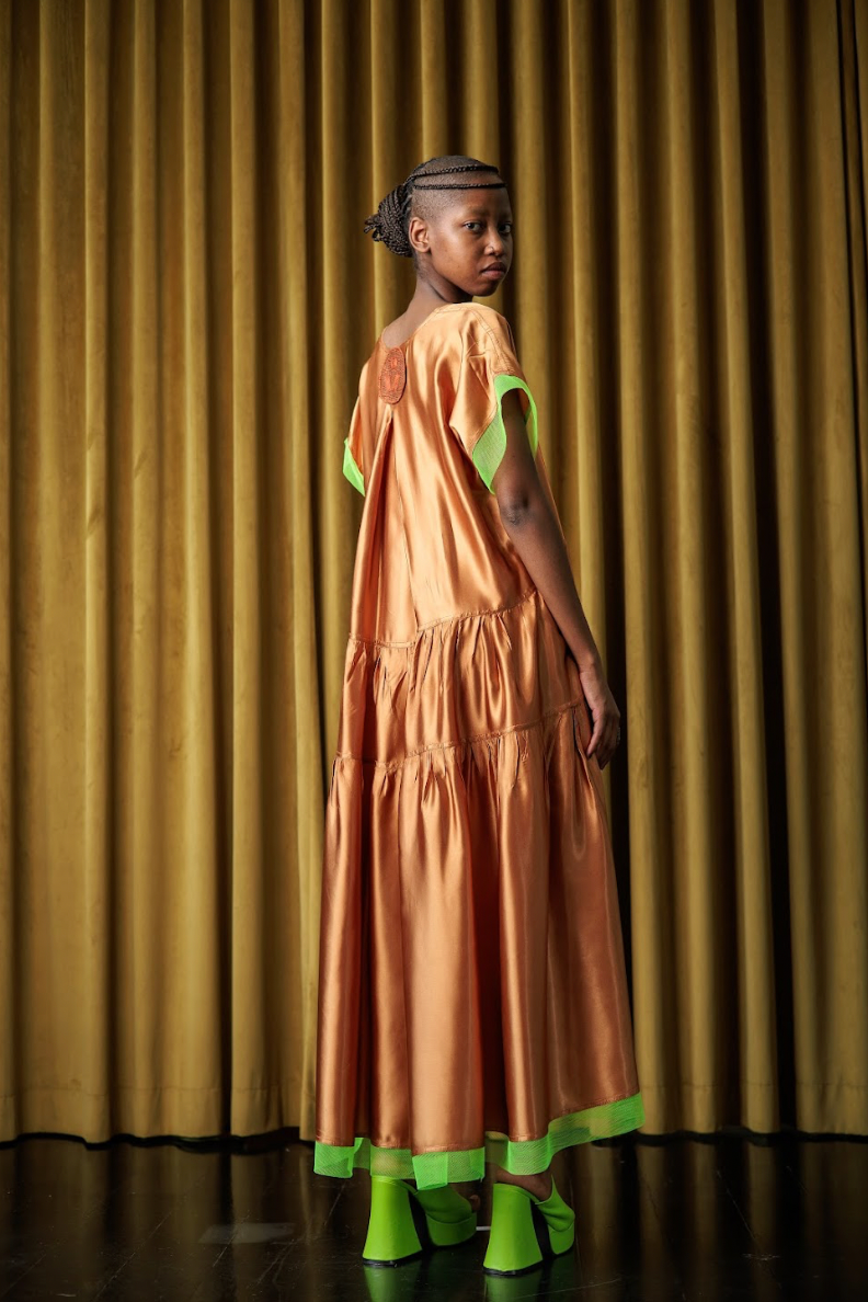 Viceroy Maxi Dress in Acetate Satin