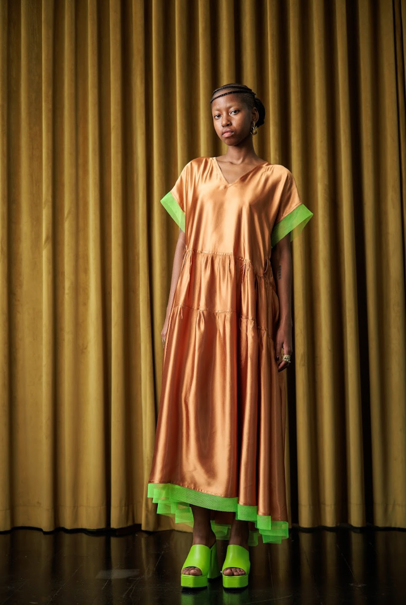 Viceroy Maxi Dress in Acetate Satin
