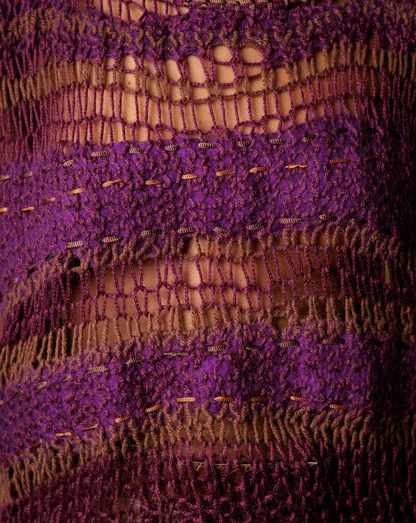 Violaceous Hand-Felted Top