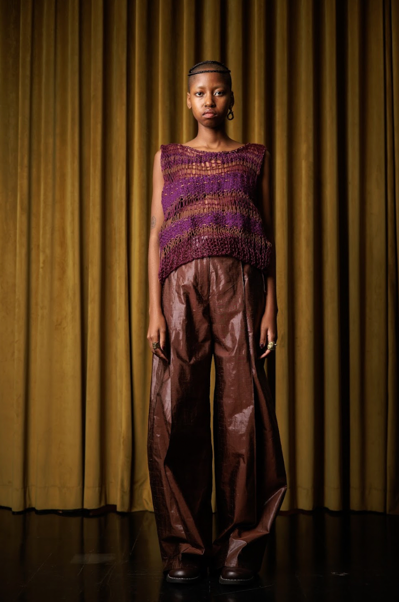 Violaceous Hand-Felted Top