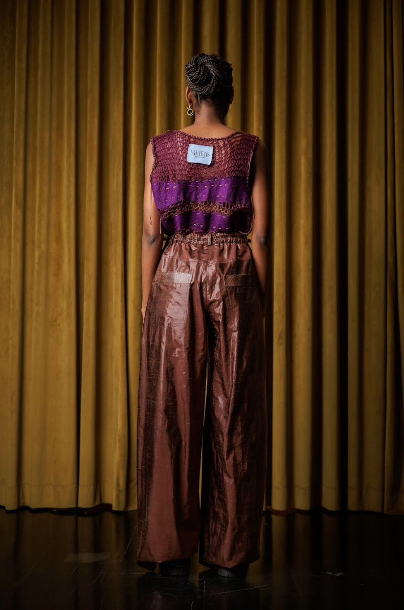 Maple Signature Pants in Silk Lamé