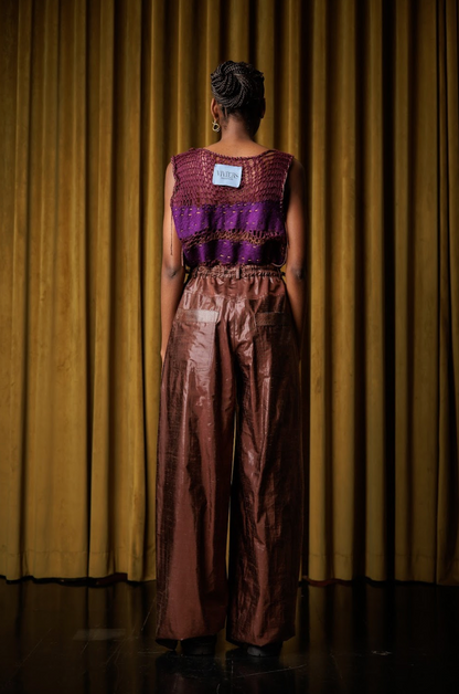 Maple Signature Pants in Silk Lamé