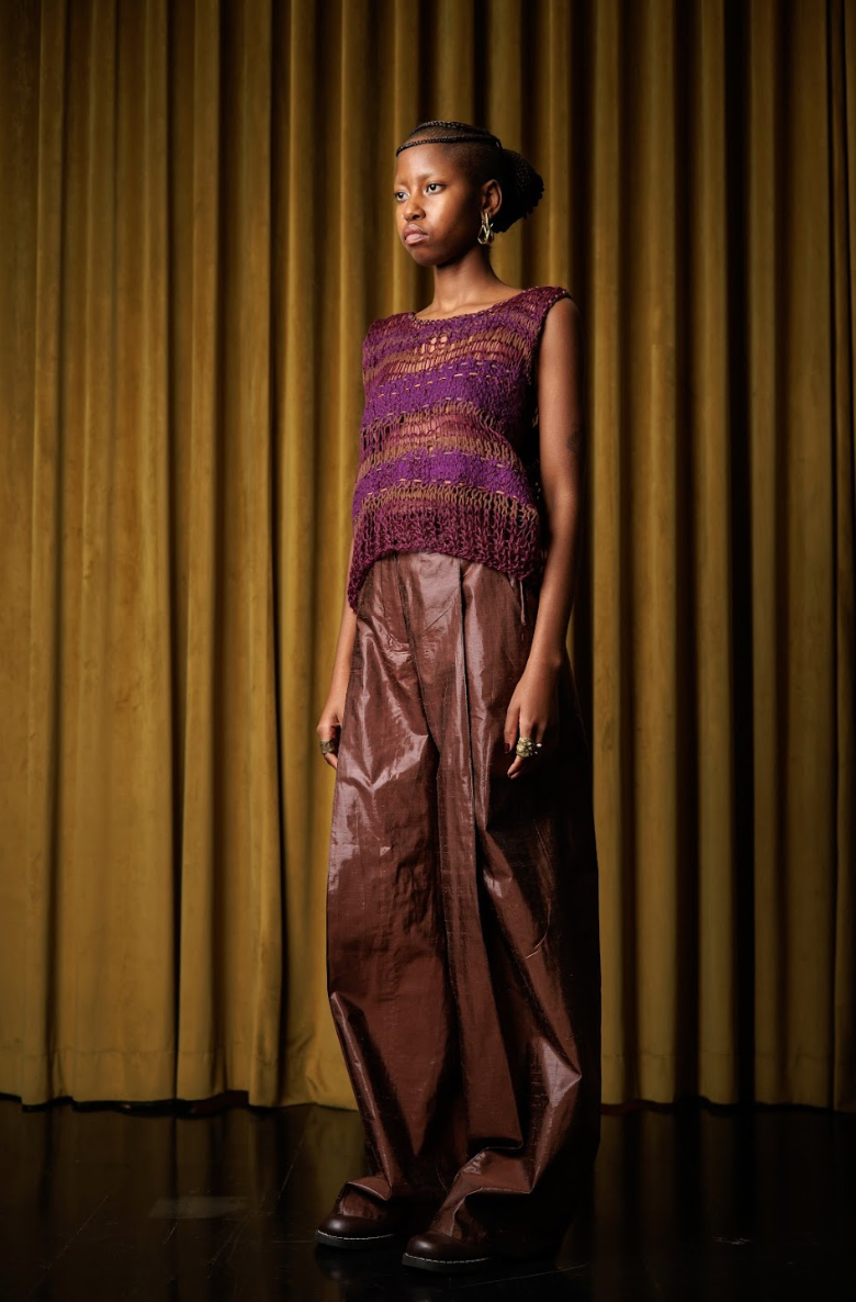 Maple Signature Pants in Silk Lamé