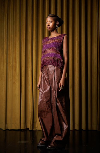 Maple Signature Pants in Silk Lamé