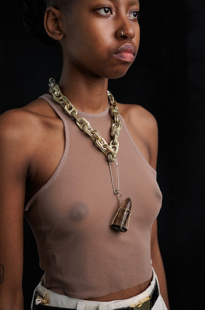 Smokey Quartz in a Muselet