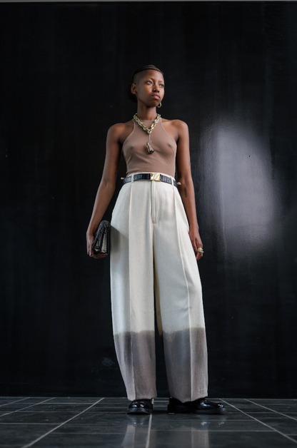 Botanical Dyed Raw Silk Signature Pants