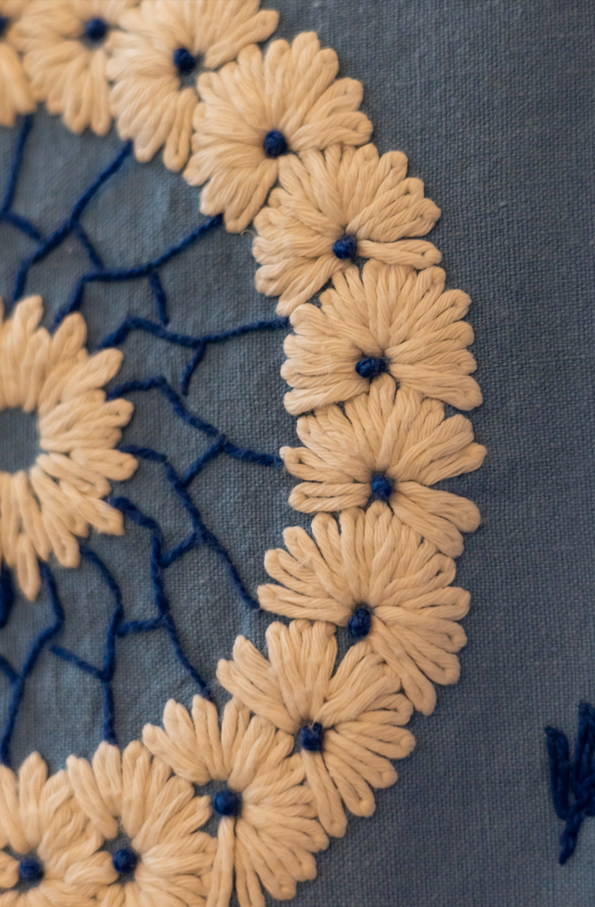 Mended Bloom Block Top in Embroidered Cotton