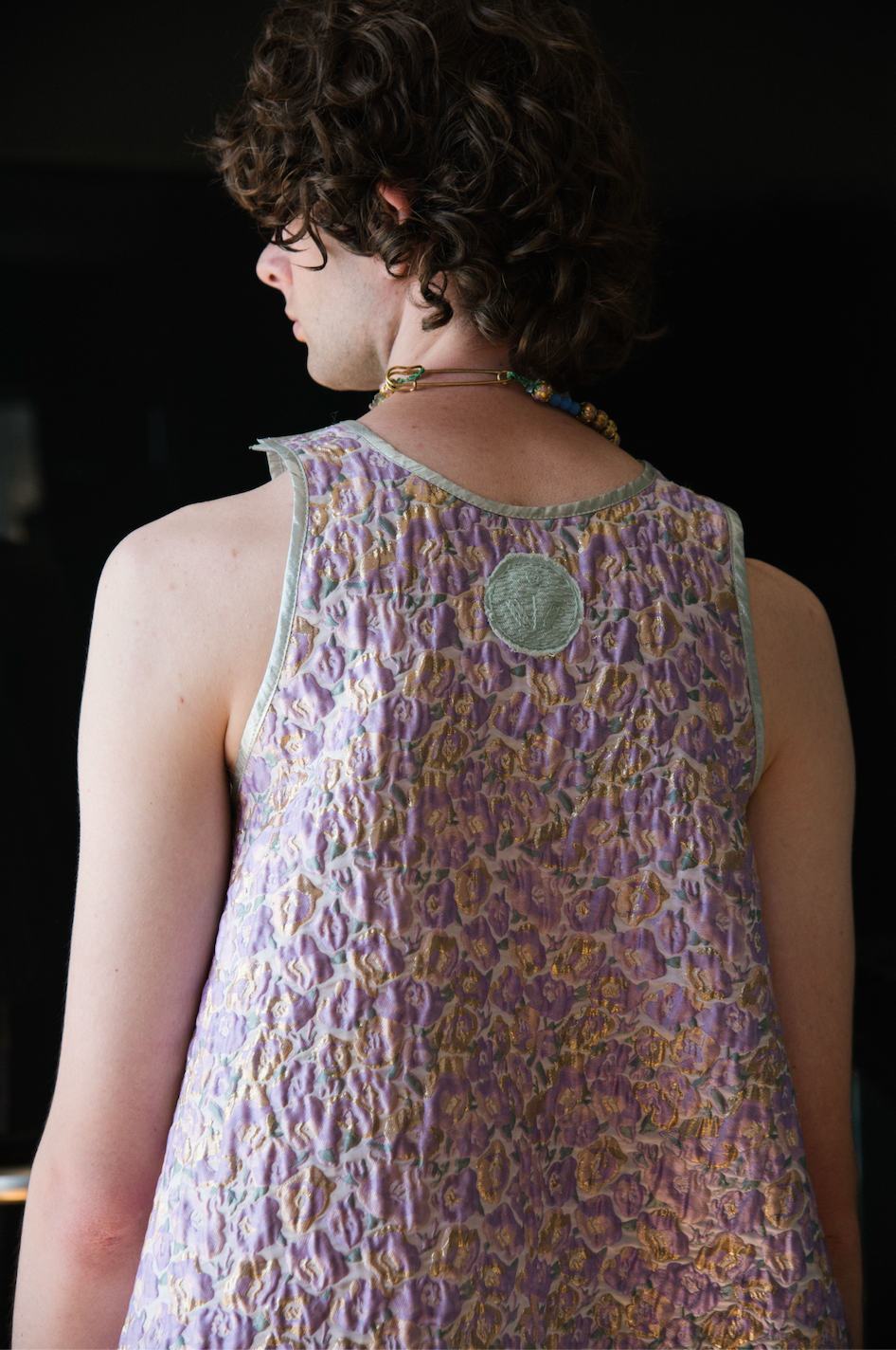 Reversible Endo-Exo Apple Top in Couture Floral Brocade
