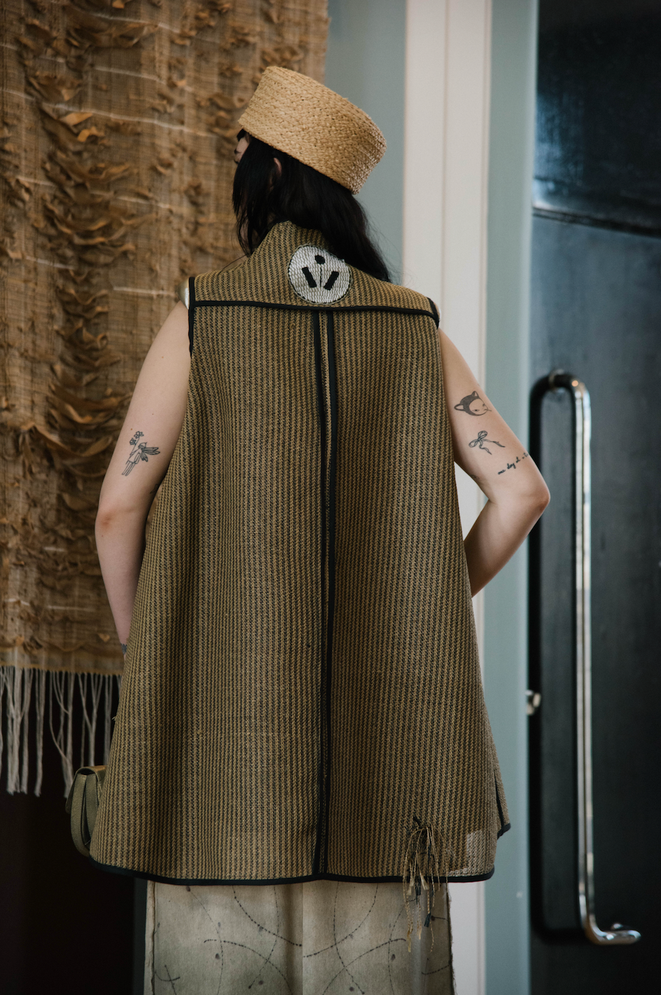 Raffia Sun Umbrella Dress