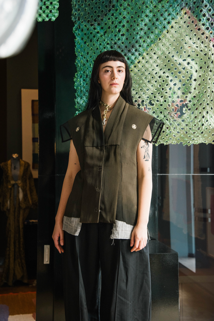 Reimagined "Yoroi" Kimono Gilet