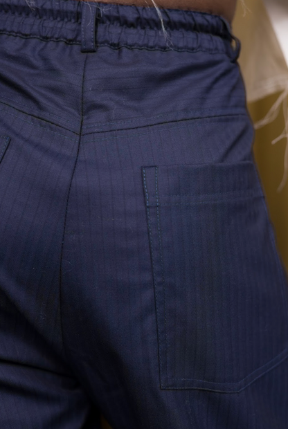 Signature Arch-Leg Pants with Embroidery