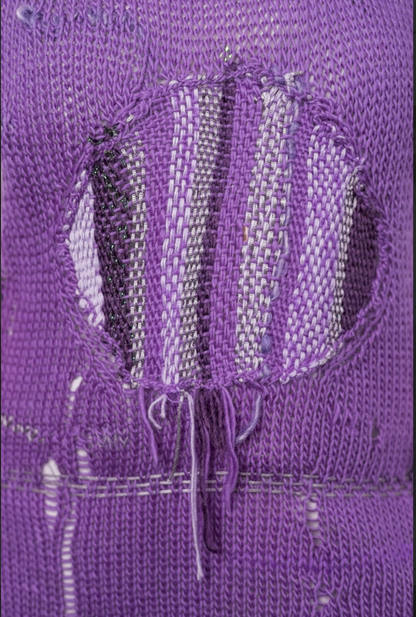Eye of the Needle Merino Wool Blend Knit Vest