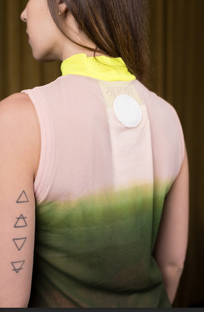 Cypress Gradient Hand-Dyed Stretch Sleeveless Signature Top