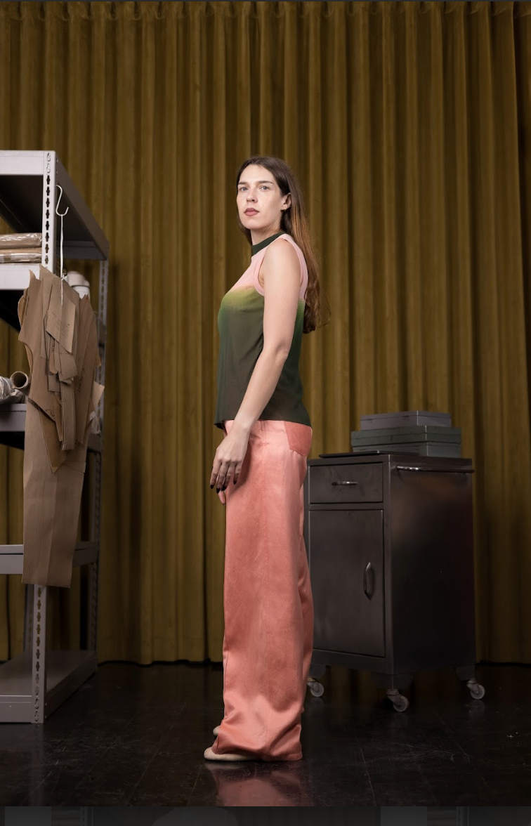 Aurora Flair Hand-Dyed Stretch Sleeveless Signature Top