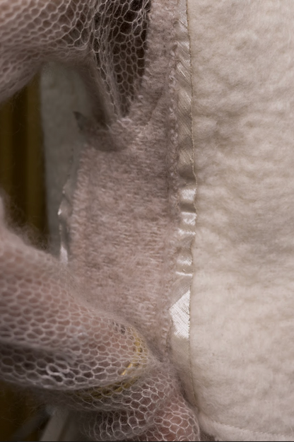 Latte Gilet in Boiled Wool