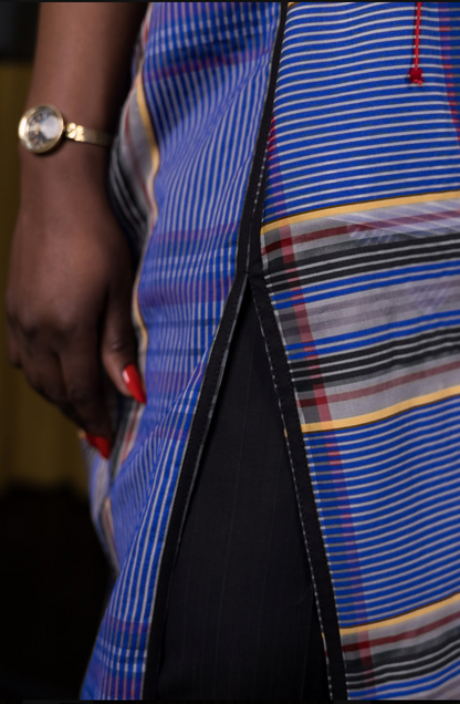 Where Lines Meet Coccon Dress in Couture Silk