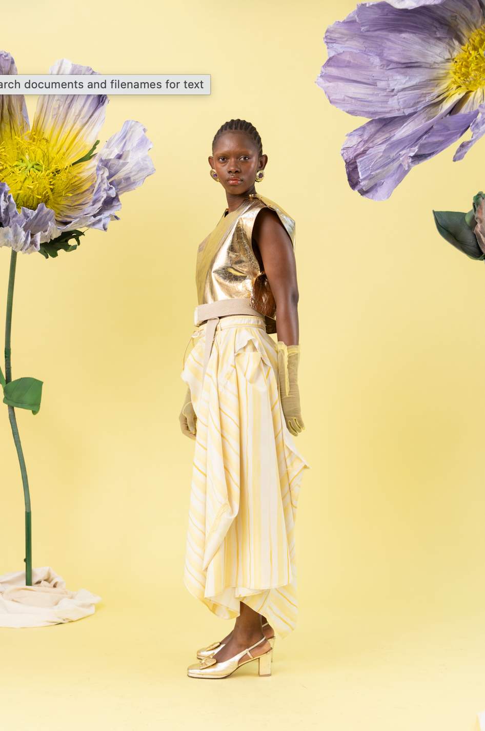 Honey Marigold Popper Top in 100% Bovine Leather