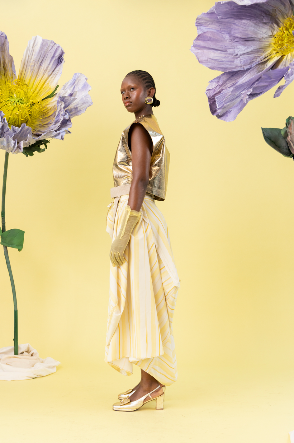 Daffodil Market Bag Skirt in 100% Tencel