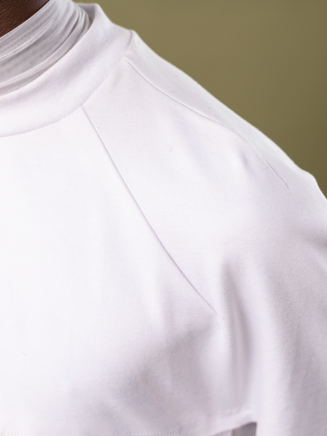 Porcelain Poppy Cocoon T-Shirt in 100% Stretch Viscose