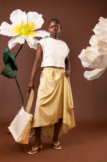 Daffodil Market Bag Skirt in 100% Tencel
