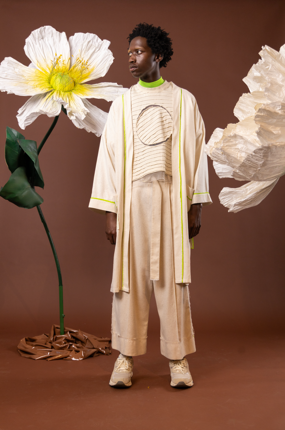 White Lotus Signature Kimono in 100% Silk