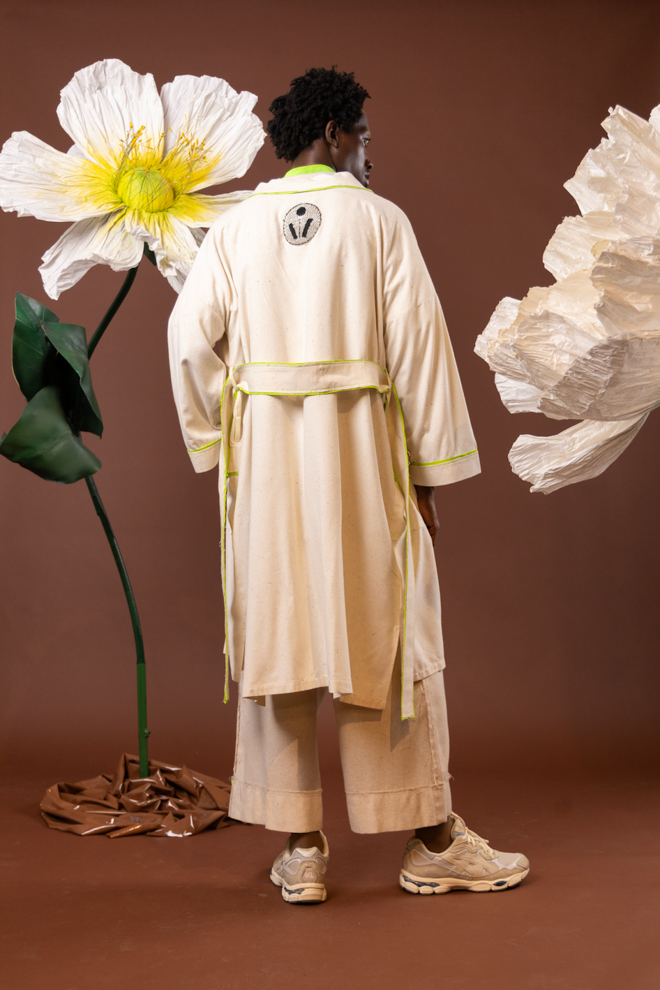 White Lotus Signature Kimono in 100% Silk