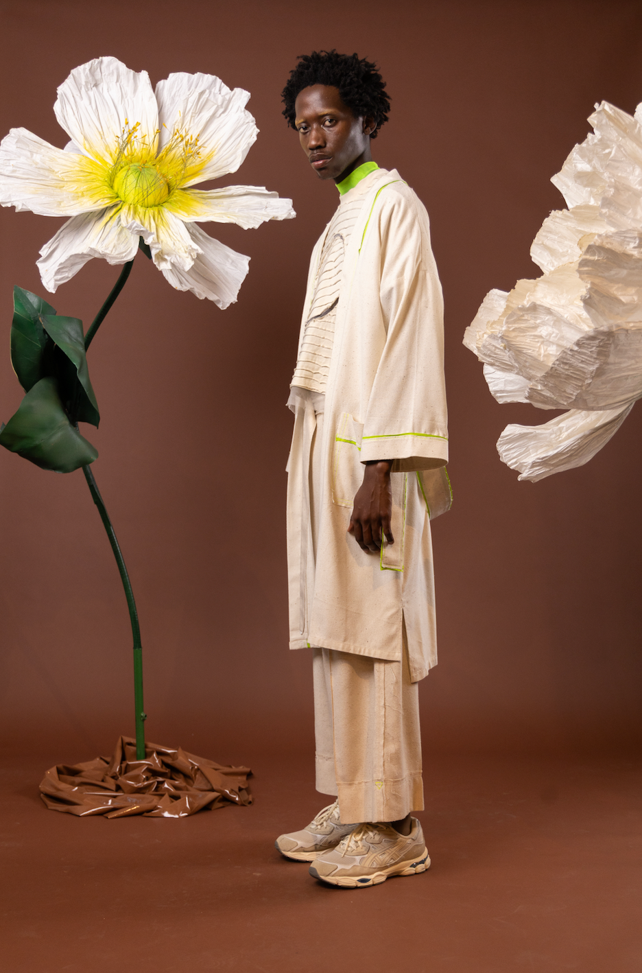 White Lotus Signature Kimono in 100% Silk