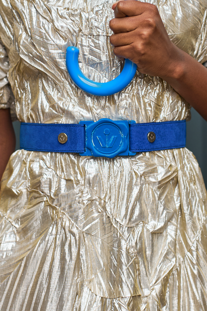 Blue Belt 3D printed buckle