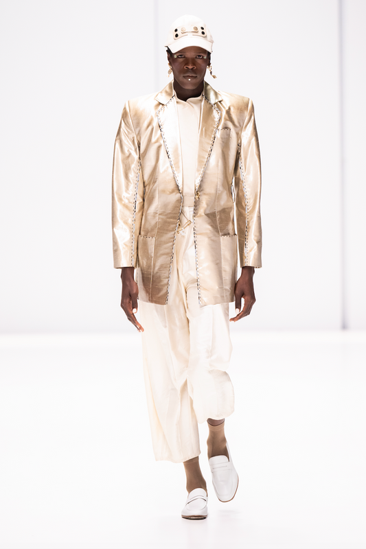Gold Silk Lamé Jacket