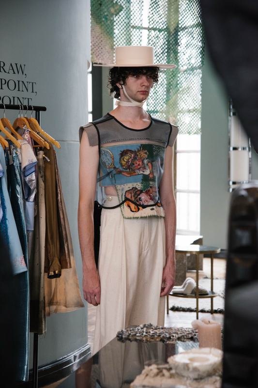 The Cherub’s Game Scalloped Top