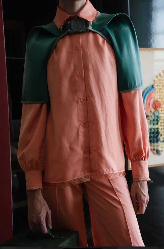 Pans Short Sleeves in Sculpted Nylon