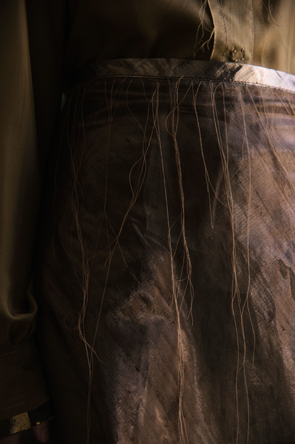 Burning Amber 1/4 Circle Skirt