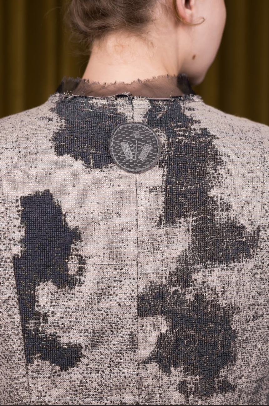 Star Dust Erosion V-Neck Jacket