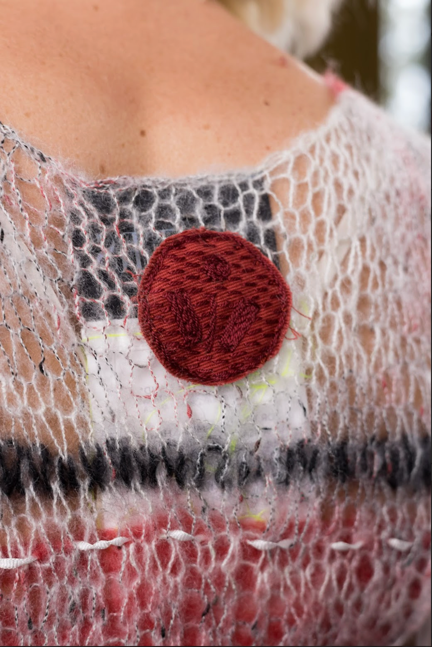Red Thread Hand-Felted Knit Camisole